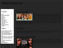 Tablet Screenshot of ethiopia-ethiopia.com